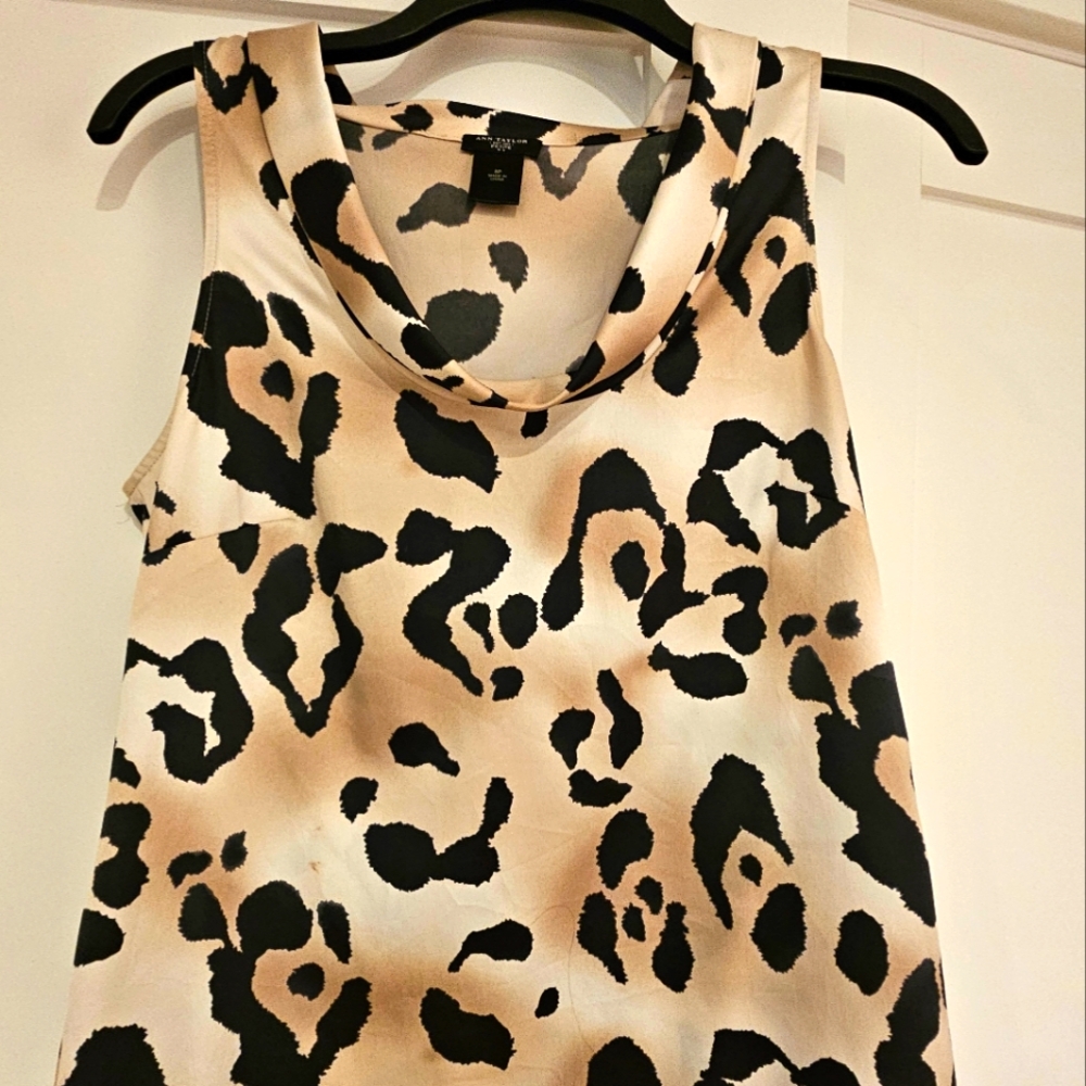 Ann Taylor Shell with cowl neck
